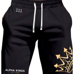 Alpha Kings 111 Men’s Black Shorts -  Black