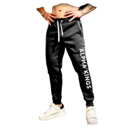 Alpha Kings Mens Sweatpants - Black