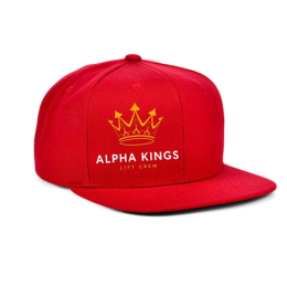 Alpha Kings Snap Back Hat -Red